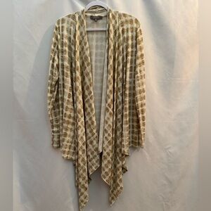 Lisa Rinna Collection Asymmetrical Open Front Cardigan M